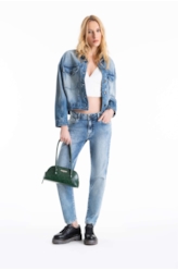 Jaqueta Vintage Denim Oversized Lav.Medio C/Sky+ Rebolo