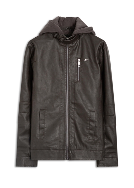 Jaqueta Vintage With Hood Cafe