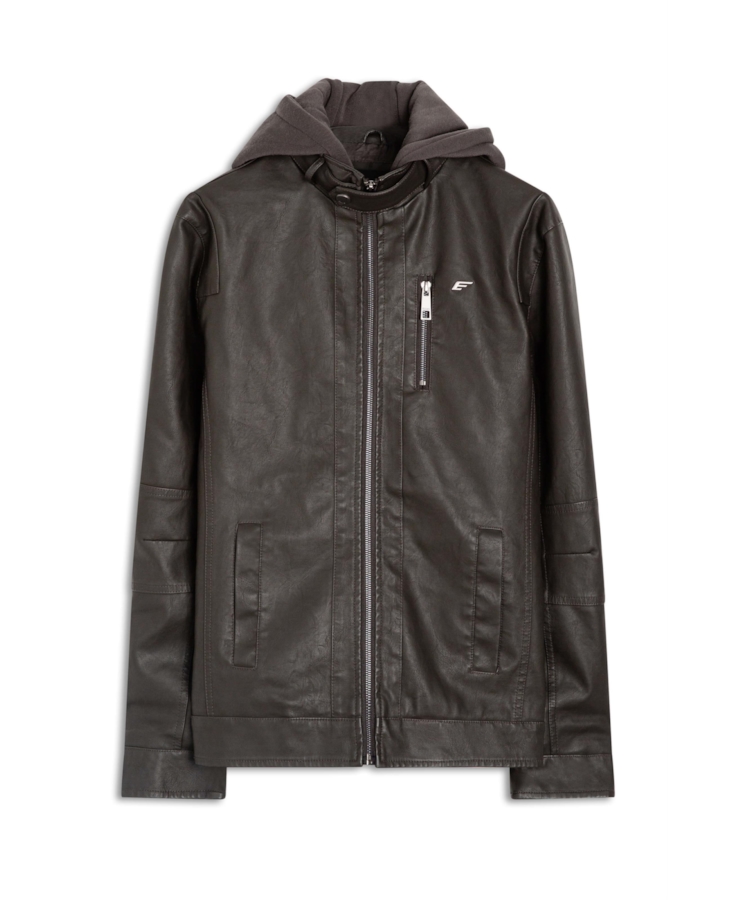 Jaqueta Vintage With Hood Cafe