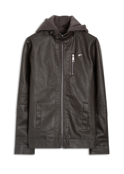 Jaqueta Vintage With Hood Cafe