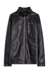 Jaqueta Vintage With Hood Preto