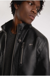 Jaqueta Vintage With Hood Preto