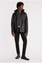 Jaqueta Vintage With Hood Preto