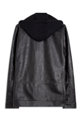 Jaqueta Vintage With Hood Preto