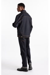 Jaqueta Visco Indigo Elastic Amaciado