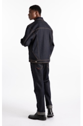 Jaqueta Visco Indigo Elastic Amaciado
