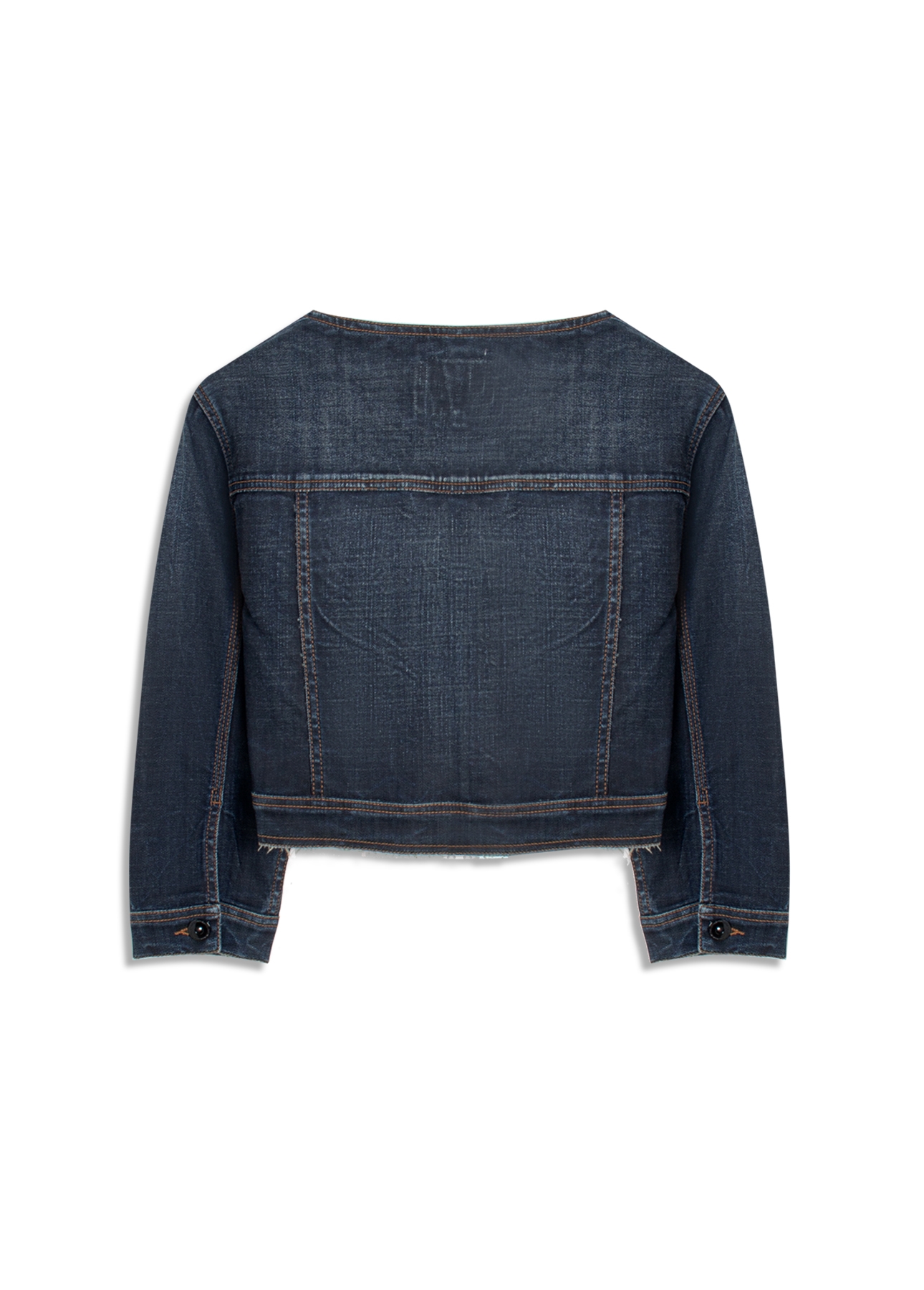 Jaqueta Visco Indigo Elastic Filigrana Lav.Escuro
