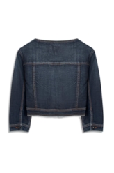 Jaqueta Visco Indigo Elastic Filigrana Lav.Escuro