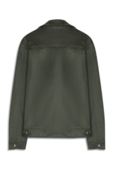 Jaqueta Washed Suede Loose Floresta