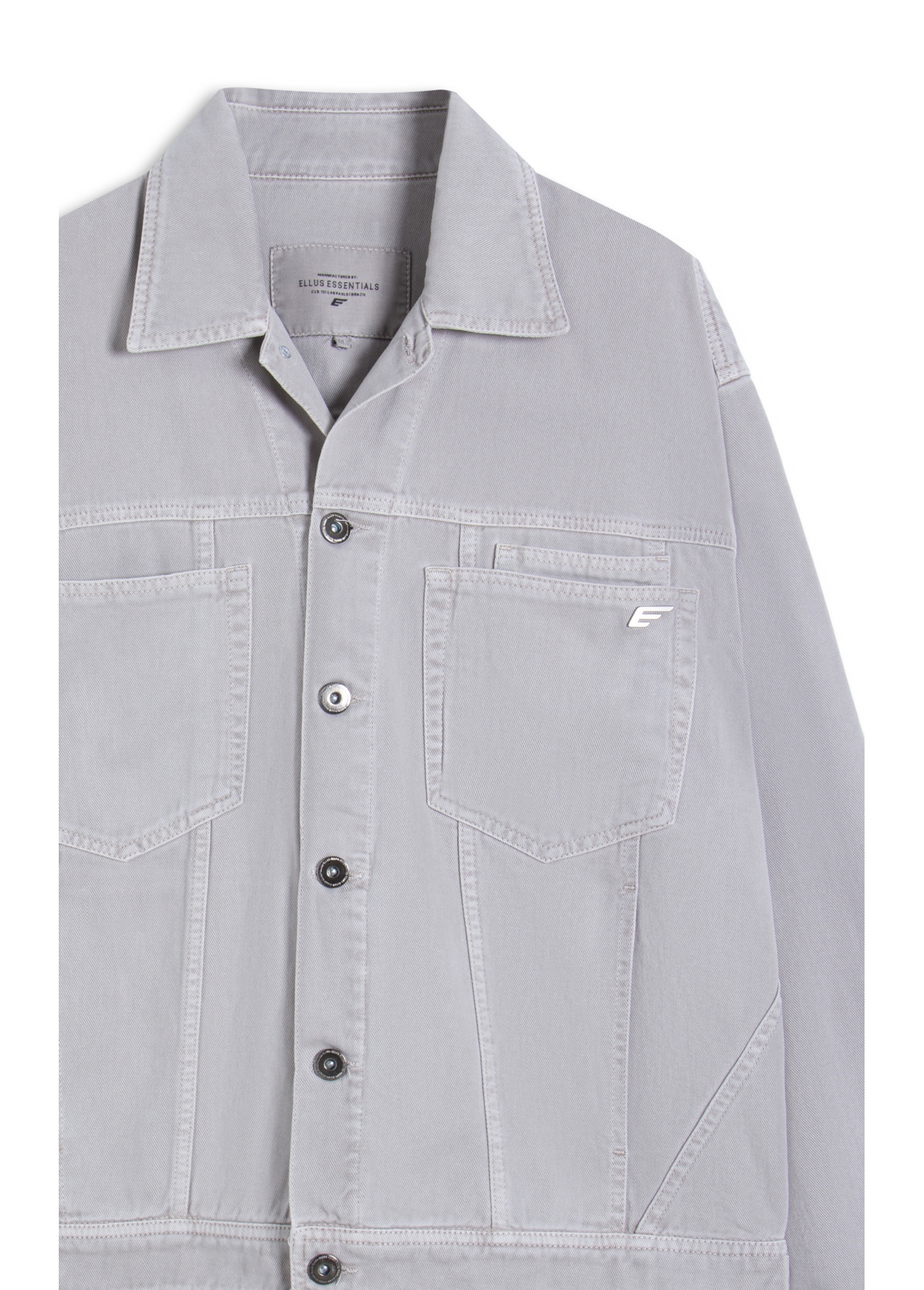 Jaqueta White Denim Iii Vintage e Asa Silver