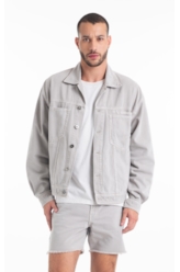 Jaqueta White Denim Iii Vintage e Asa Silver