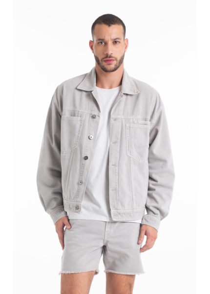 Jaqueta White Denim Iii Vintage e Asa Silver