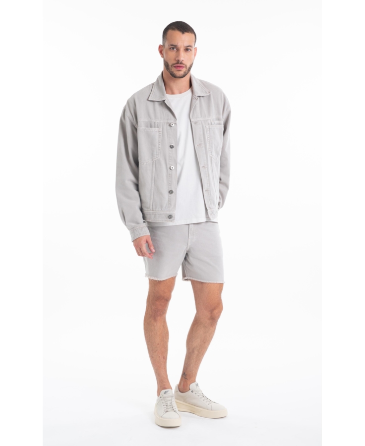 Jaqueta White Denim Iii Vintage e Asa Silver