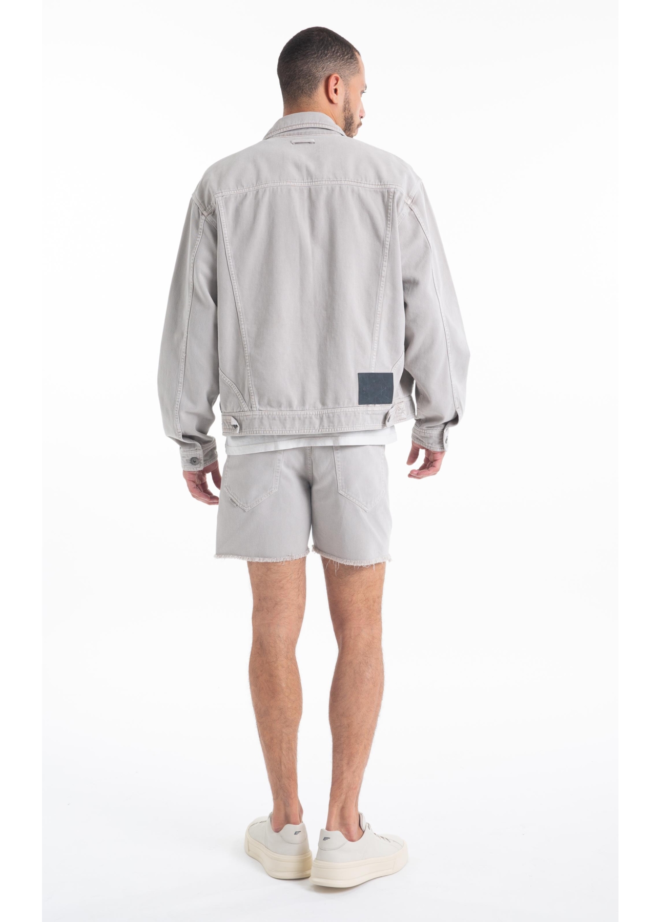 Jaqueta White Denim Iii Vintage e Asa Silver