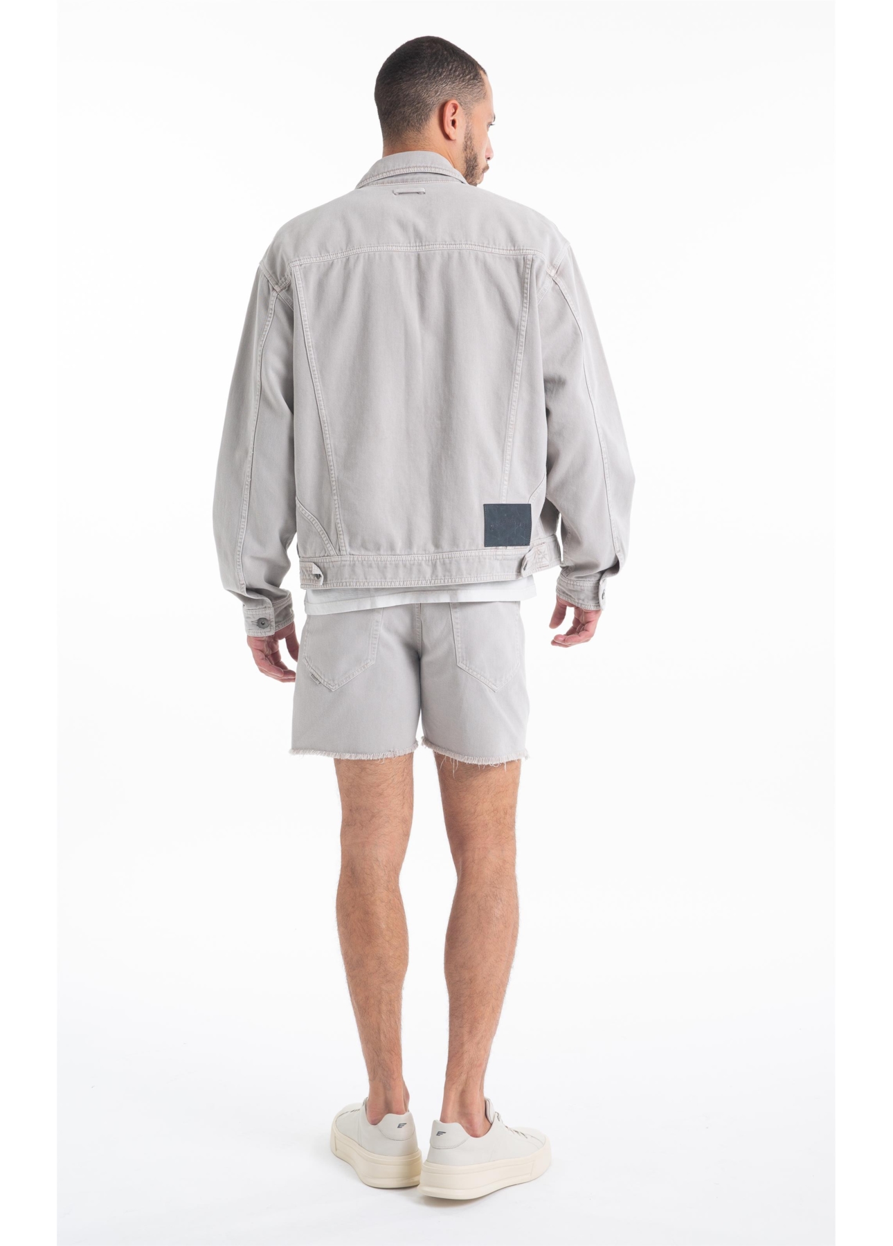 Jaqueta White Denim Iii Vintage e Asa Silver