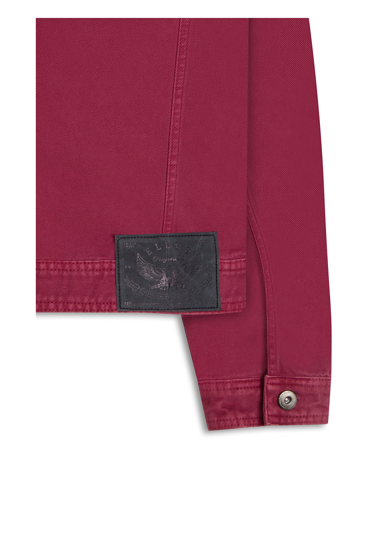 Jaqueta White Denim Oversized Magenta