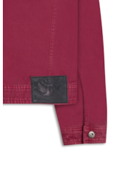 Jaqueta White Denim Oversized Magenta