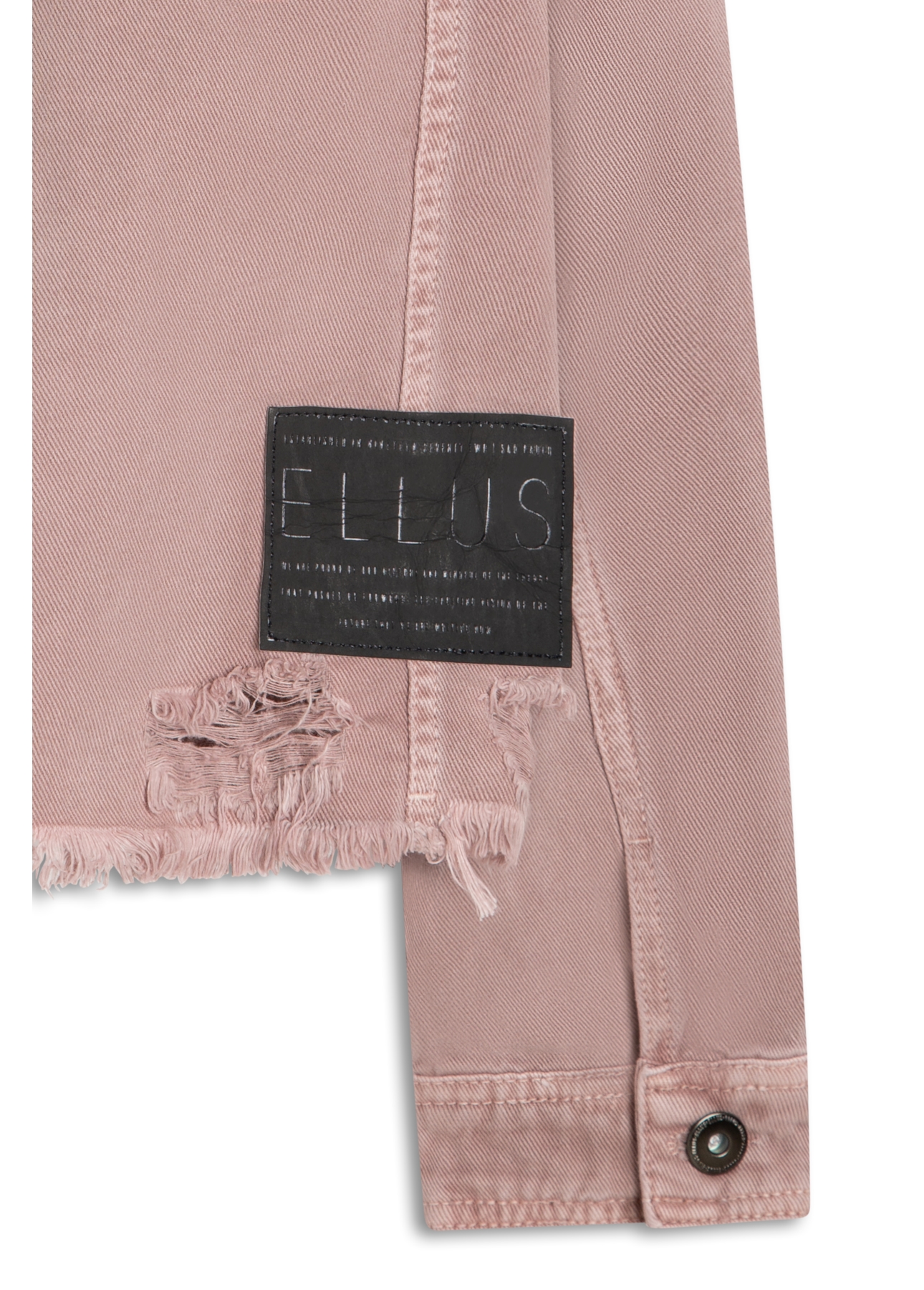 Jaqueta White Denim Oversized Purple Gray