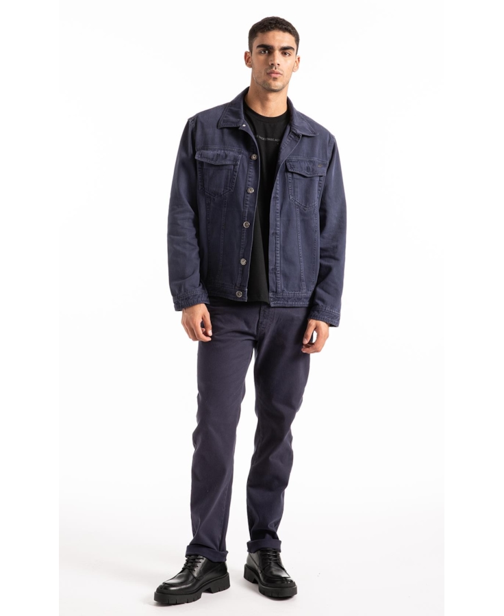 Jaqueta White Denim Zetex Old Purple