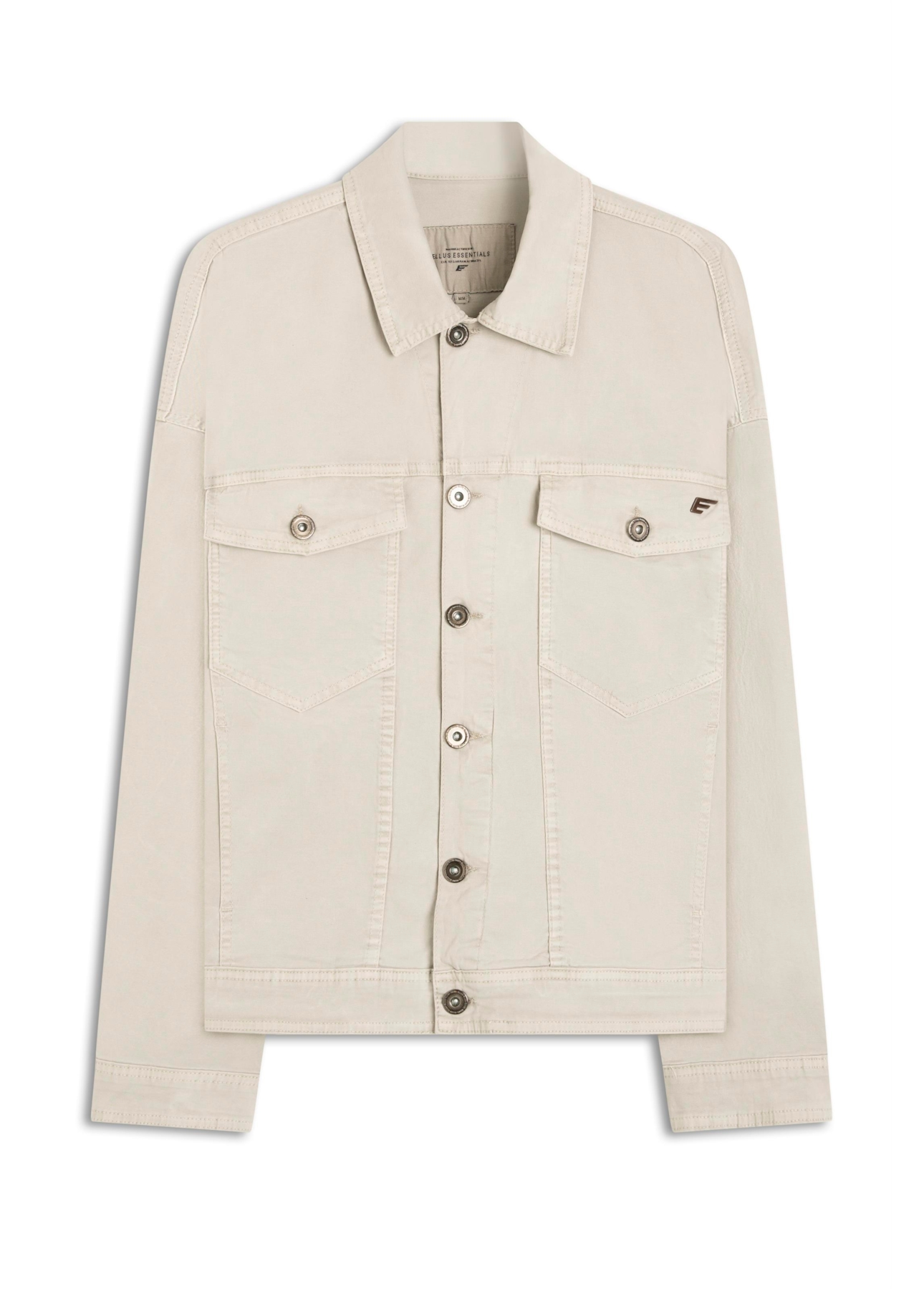 Jaquetas Color Twill Power Oversized Off White