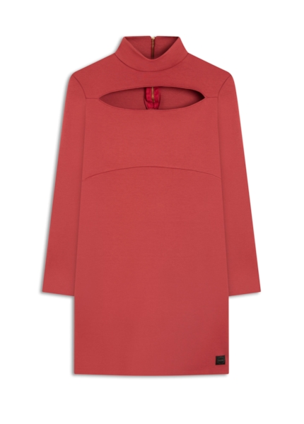 Jersey Chest Slit Vinho