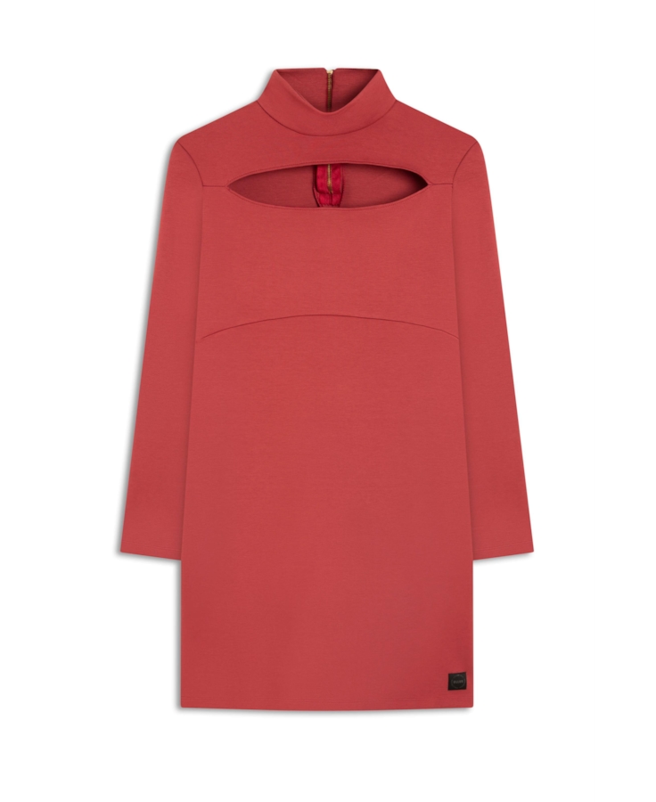 Jersey Chest Slit Vinho