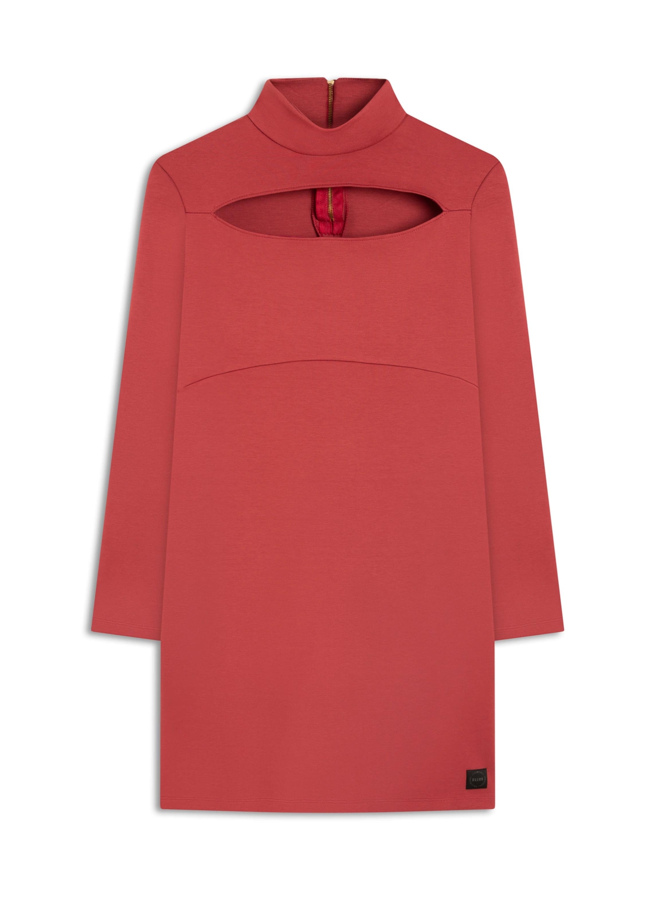 Jersey Chest Slit Vinho