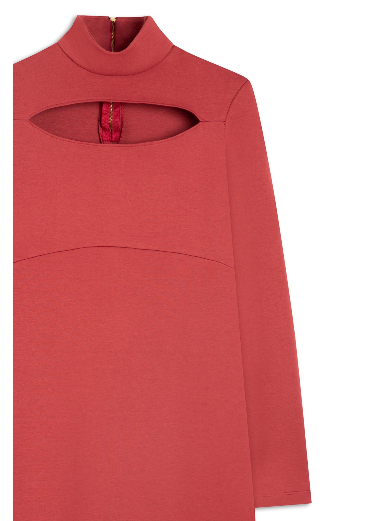 Jersey Chest Slit Vinho