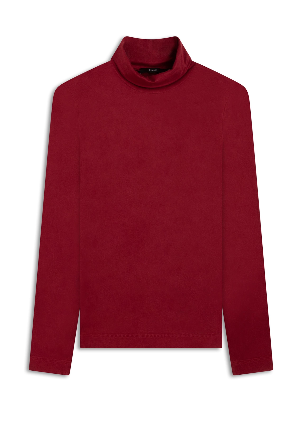 Jersey Leather Colar High Vinho