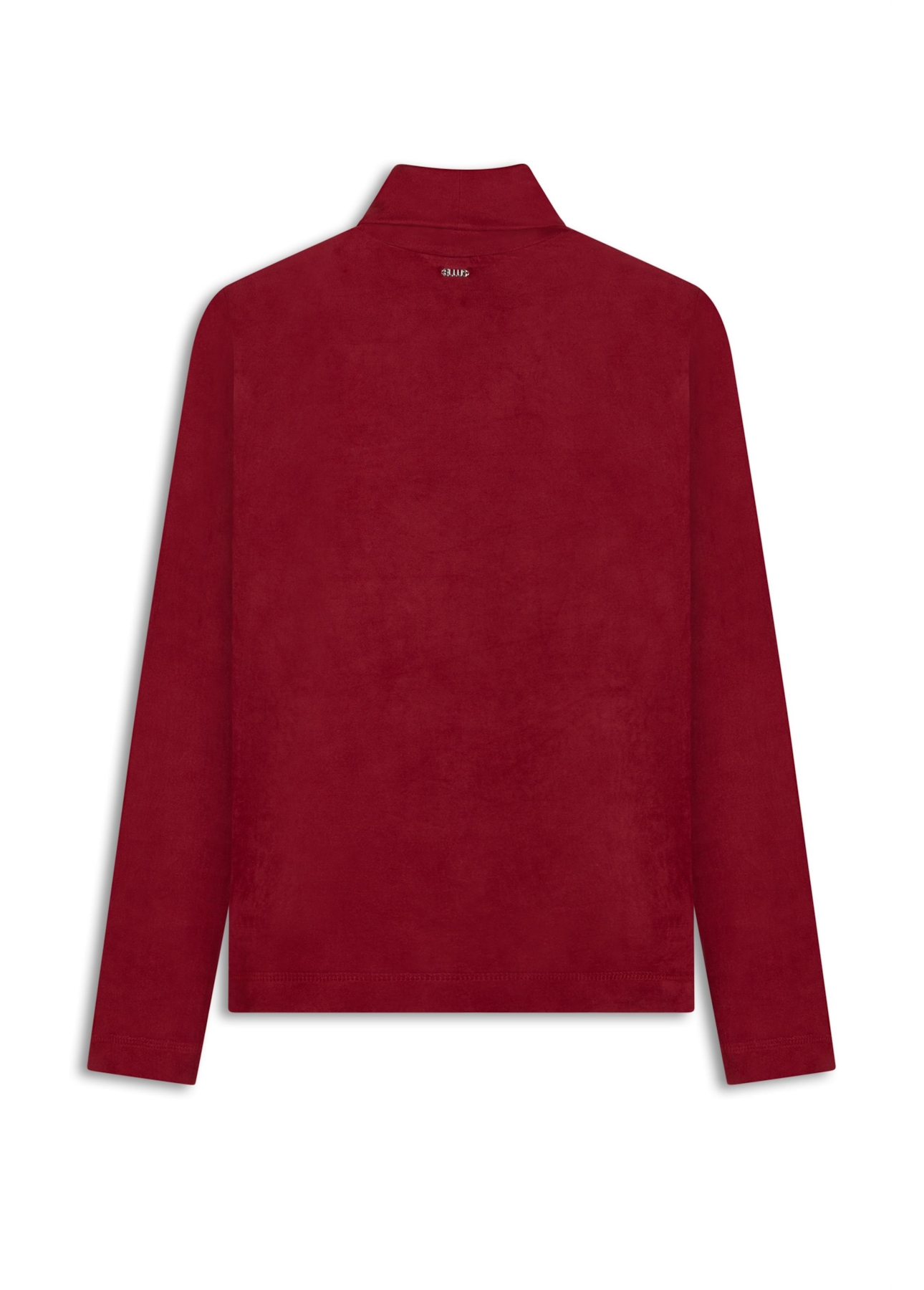 Jersey Leather Colar High Vinho