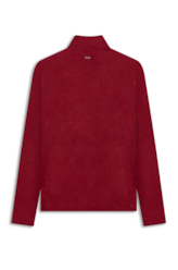 Jersey Leather Colar High Vinho
