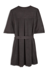 Jersey Leather Straight Belt Marrom