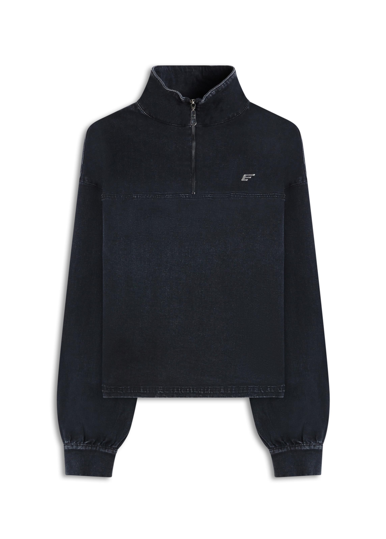 Jogging Black Iv (Blusa) Quarter Ziper Lav.Escuro C/ Luva