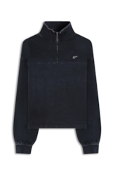 Jogging Black Iv (Blusa) Quarter Ziper Lav.Escuro C/ Luva