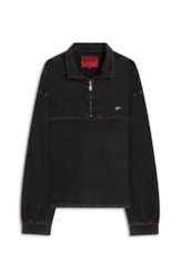 Jogging Black Iv (Jaqueta) Detalhe Zíper Lav.Escuro C/ Luva