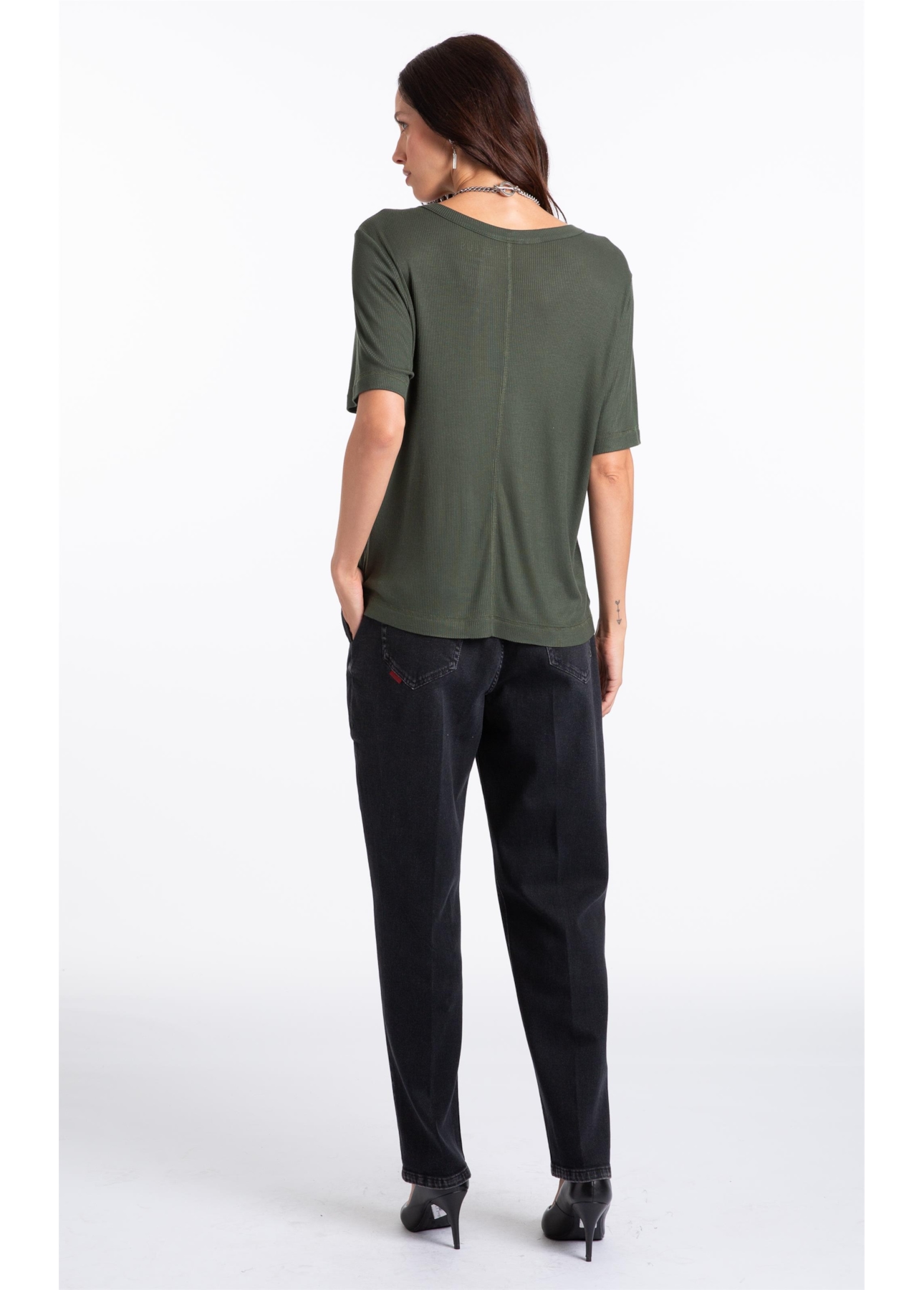 Jogging Black Iv (Preppy) b Faca Lav.Escuro C/ Luva