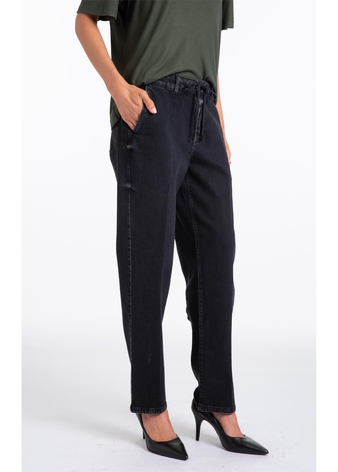Jogging Black Iv (Preppy) b Faca Lav.Escuro C/ Luva