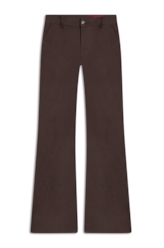 Jogging Color (Flare) b Faca Marrom Escuro