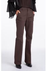 Jogging Color (Flare) b Faca Marrom Escuro