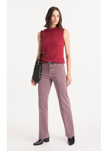 Jogging Color (Gisele Reta) 5 Pockets Purple Gray
