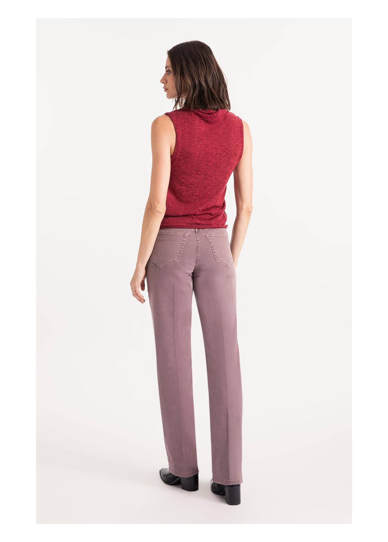 Jogging Color (Gisele Reta) 5 Pockets Purple Gray