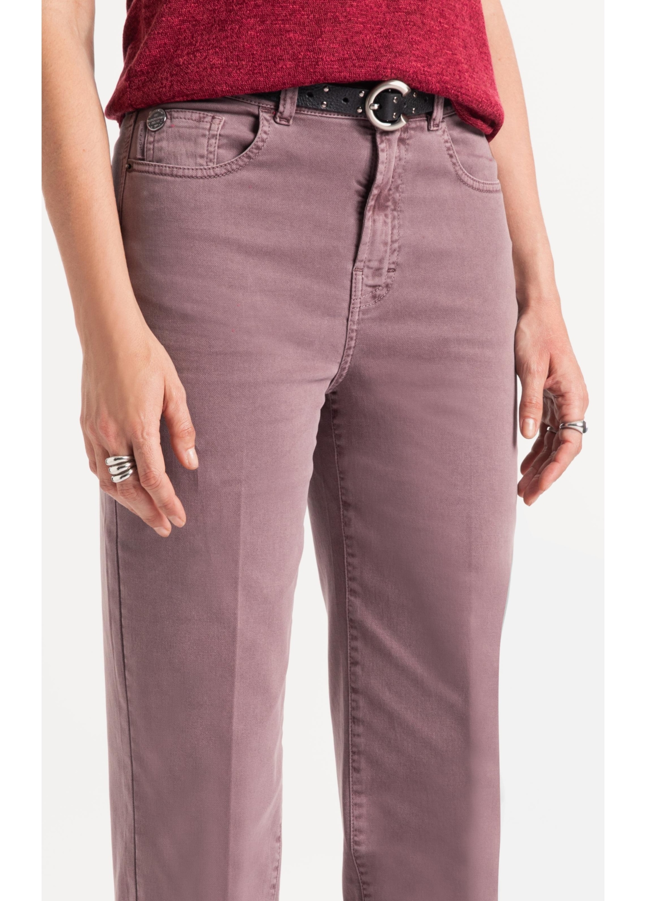 Jogging Color (Gisele Reta) 5 Pockets Purple Gray