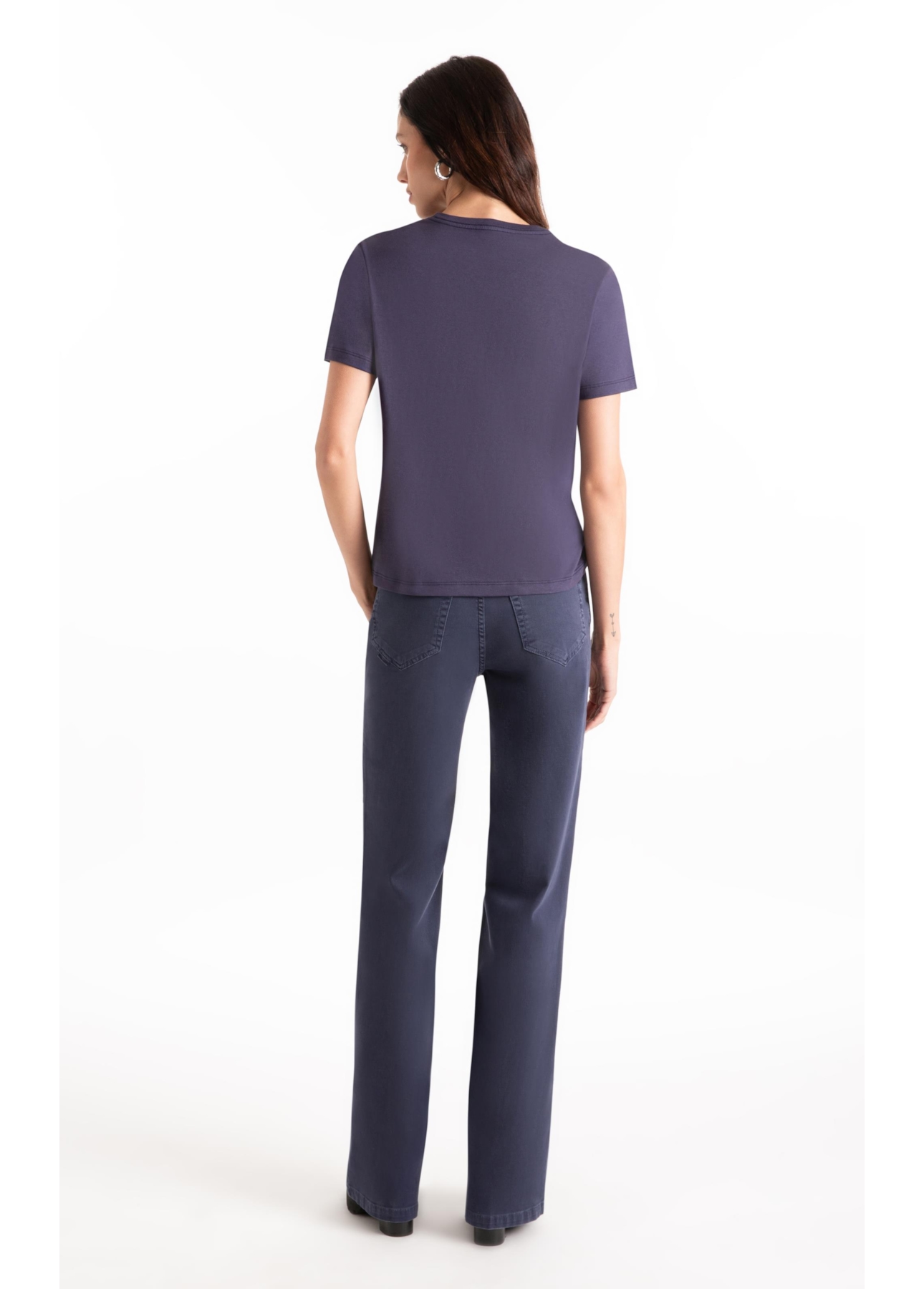 Jogging Color (Patheph) 5 Pockets Old Purple