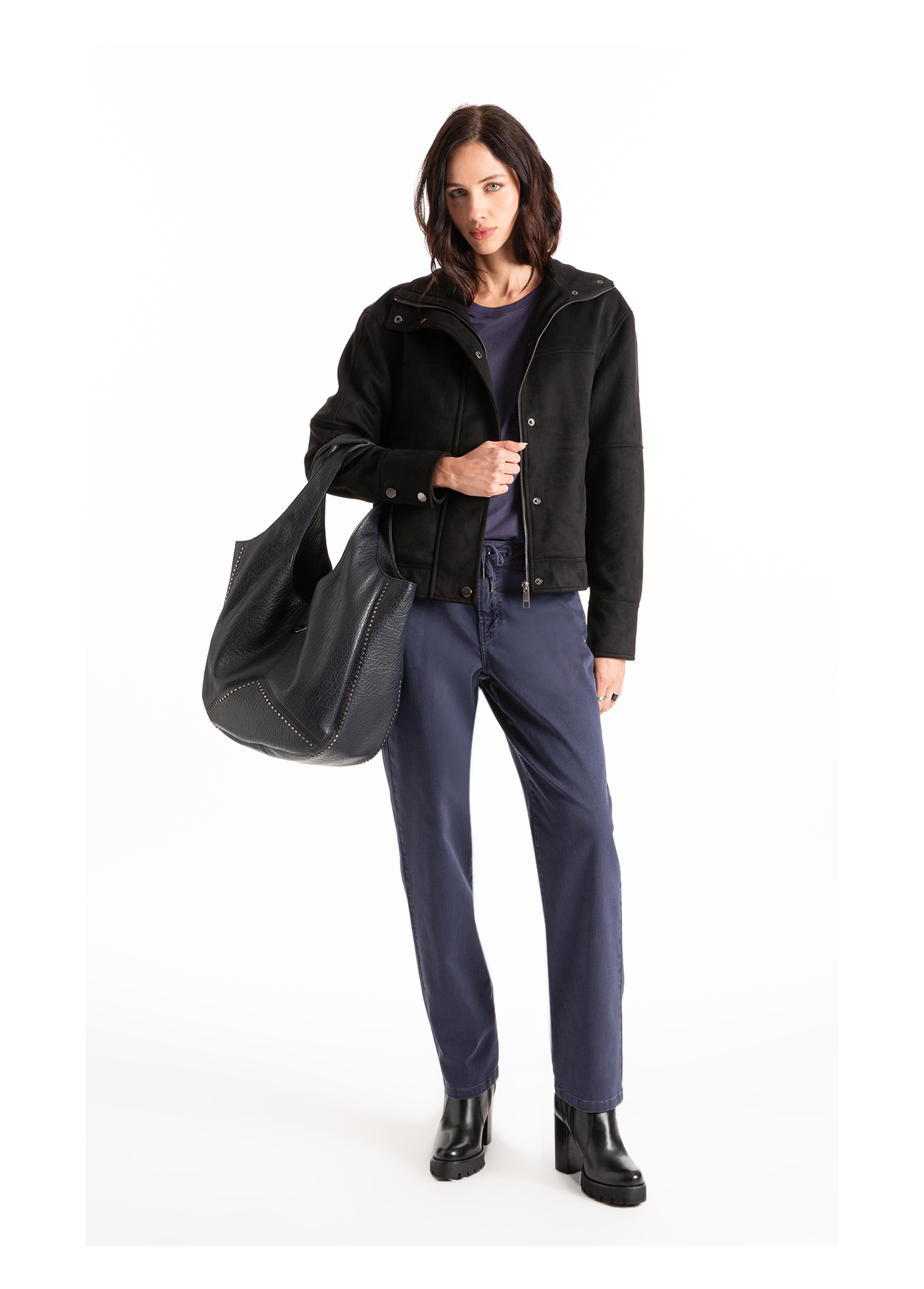 Jogging Color (Preppy) 5 Pockets Old Purple