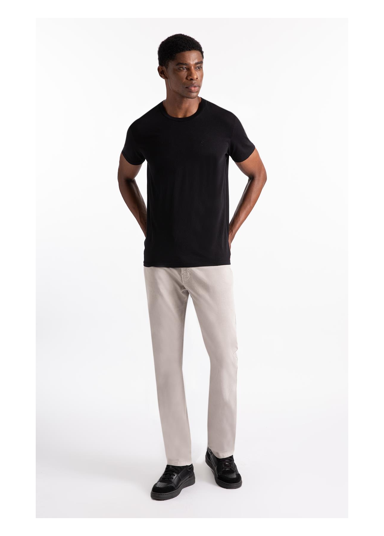 Jogging Color (Slim) Preppy b Faca Silver