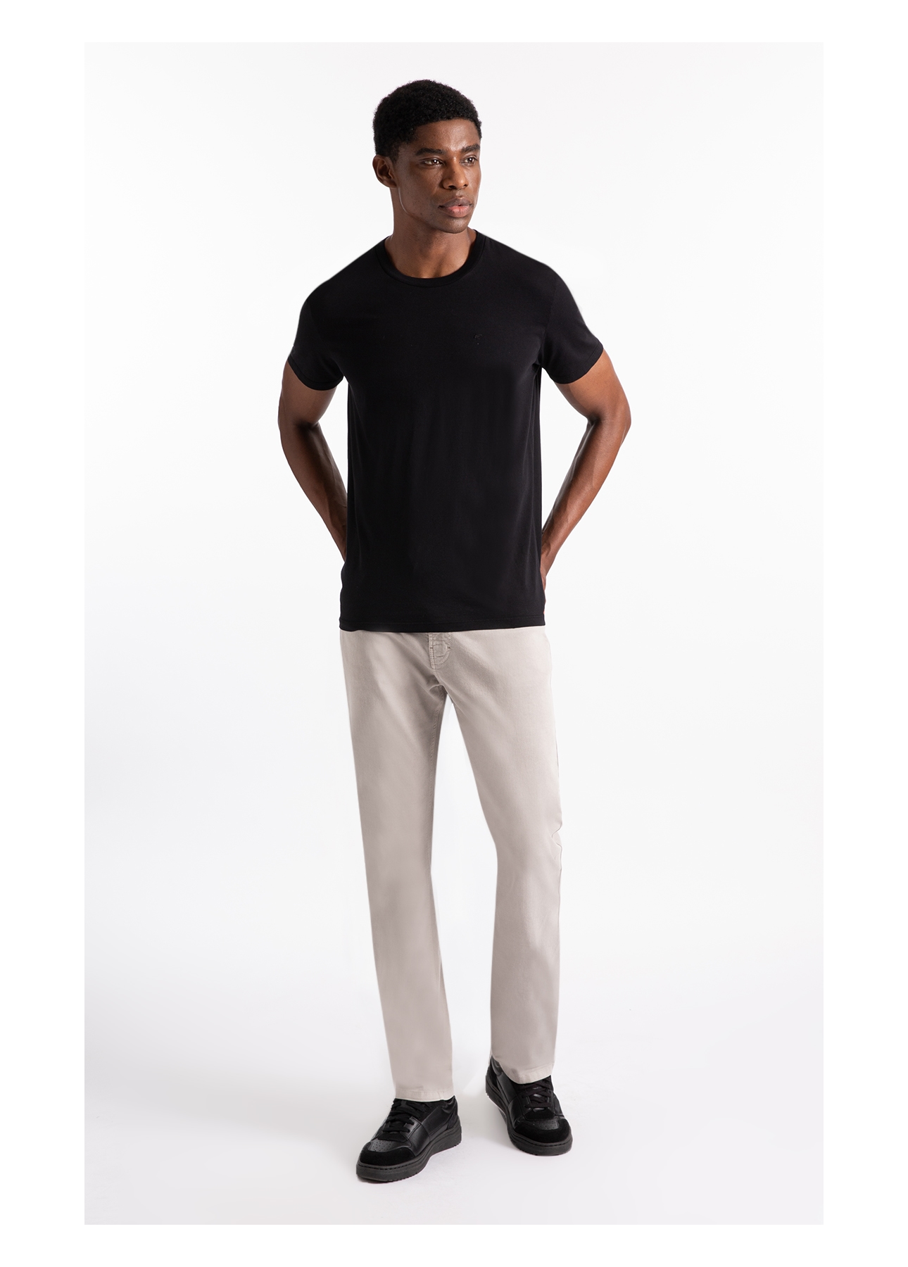 Jogging Color (Slim) Preppy b Faca Silver