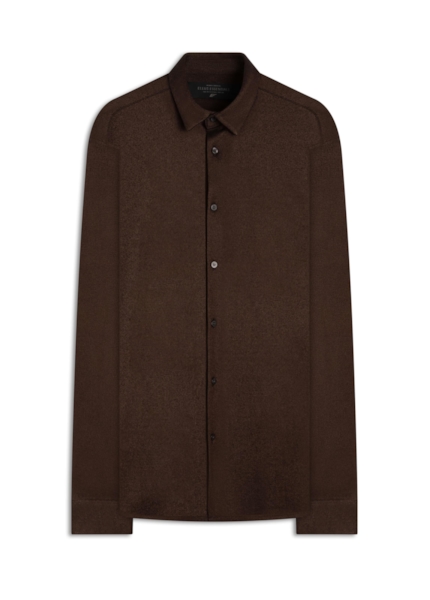 Knitted Changeant Classic Xangai Marrom Escuro