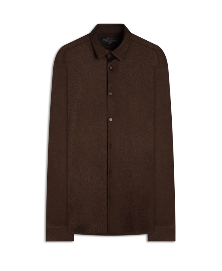Knitted Changeant Classic Xangai Marrom Escuro