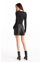 Leather Color (Evase) Recorte Preto