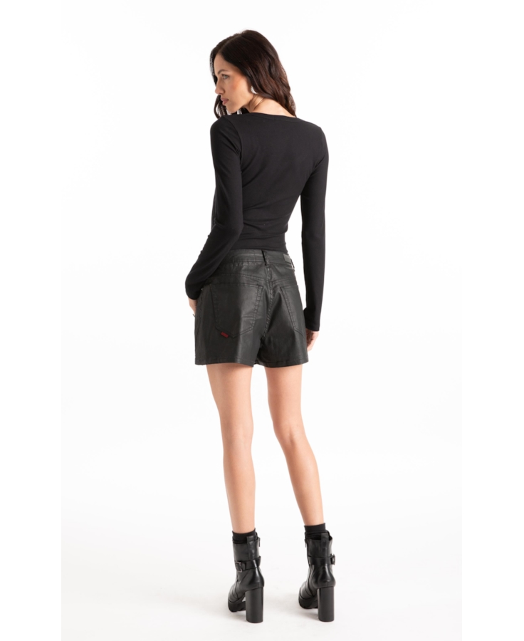 Leather Color (Evase) Recorte Preto